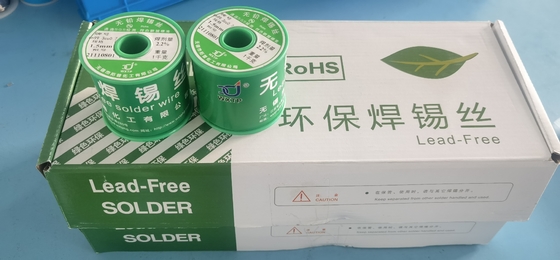 Sn99.3Cu0.7 1000g Chì không chứa chì Hòa tan trong nước 0,3 Mm Dây hàn ECO